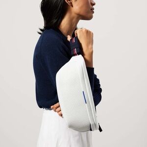 Rothy’s x Evian Capsule Collection Fanny Pack/Crossbody bag - NWT